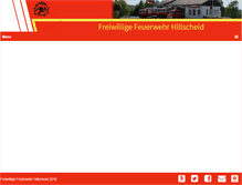 Tablet Screenshot of feuerwehr-hillscheid.de
